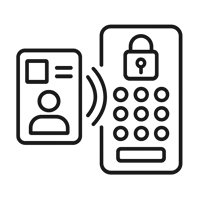 lineart access control icon